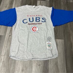 Chicago Cubs Gray and Blue T-Shirt